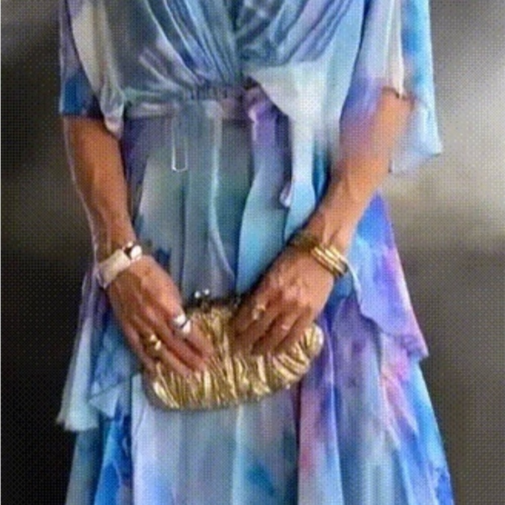 Elegant Chiffon maxi dress
